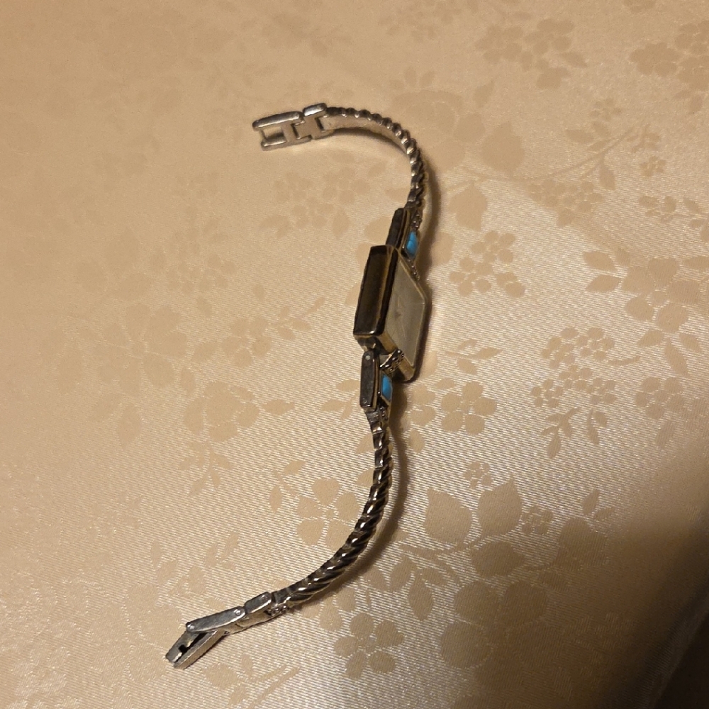 Nine West Silver and Blue Women's Watch